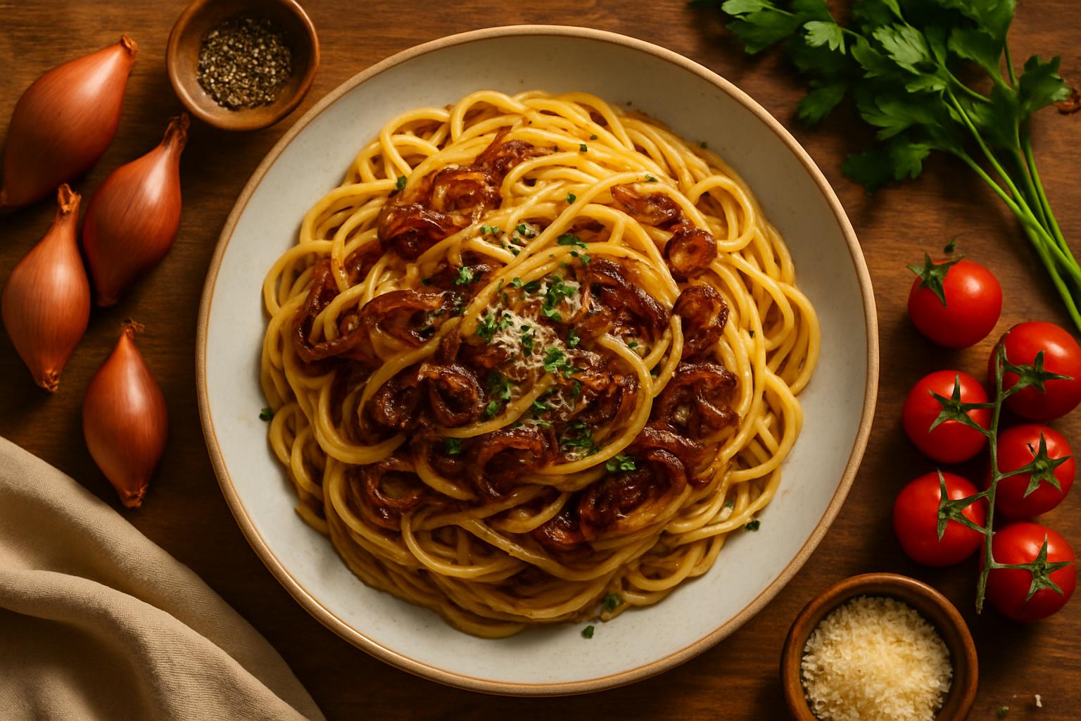 Caramelized Shallot Pasta
